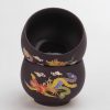 Sleek Color Changing Chinese Dragon and Phoenix Pattern Yixing Purple Clay Tea Cup