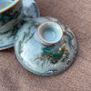 Vintage Ice Crack Hand Drawn Blue Dragon Luxury Chinese Porcelain Tea Set
