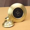 Small Handmade Brass Tea Kettle with Embossed Dragons and Pearls Theme