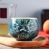 Vintage Dragon Head Pattern Chinese Chawan Kung Fu Tea Ceremony Cup