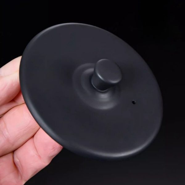 Rarely Vintage Purple Pottery Gongfu Tea Ceremony Dragon Teapot With Black Dragon And Phoenix Design