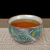 Hand Drawn Porcelain Ink Color Green Dragon Kung Fu Tea Cup