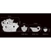 Year of the Dragon Chinese Lazy Semi-Automatic Porcelain Tea Set with Delicate Dragon Design