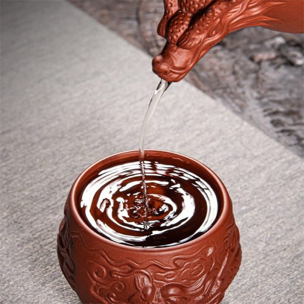 Best Chinese Yixing Clay Zisha Tea Set with Dragon Theme for Sale